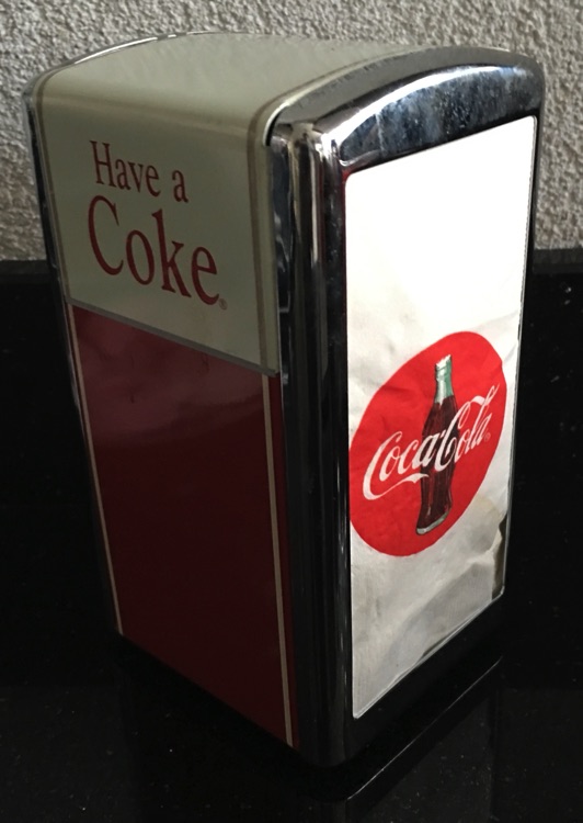 Cola coke Coca-Cola Tasche Servietten spender